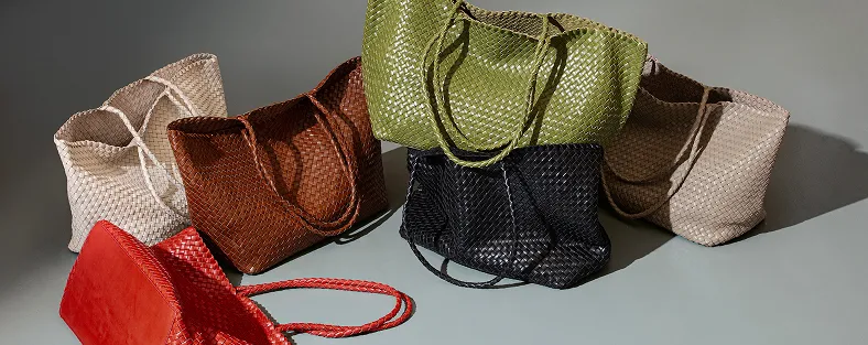 Leather bag workmanship and material finish