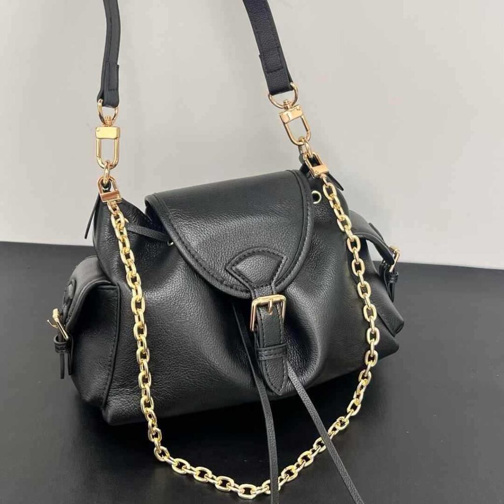 Leather Genuine Chain Bag Classic Cowhide Shoulder Bag
