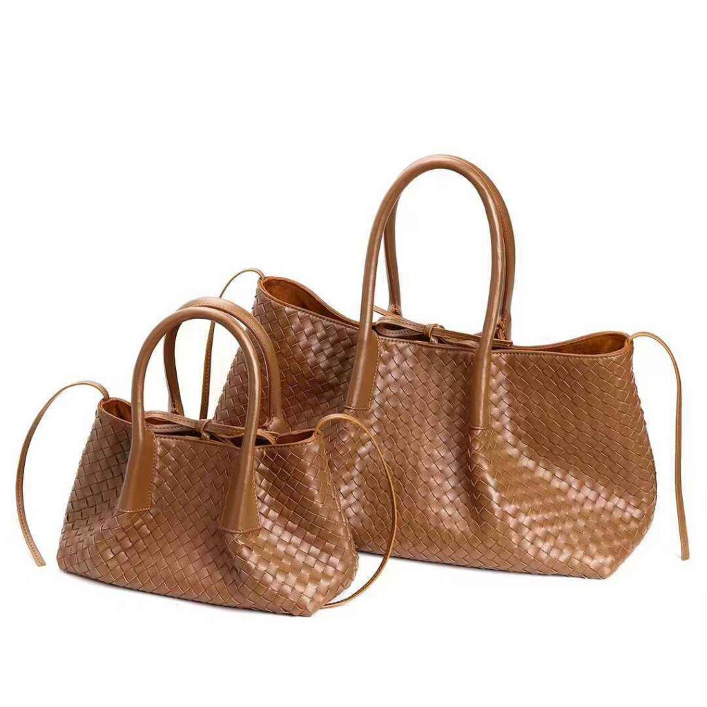 Woven Leather Tote Bag Collection
