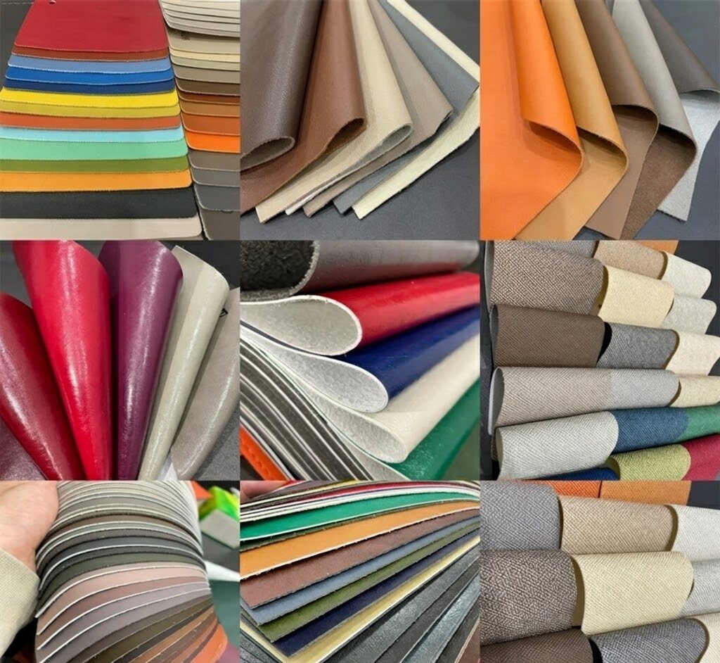 Eco-friendly leather swatches