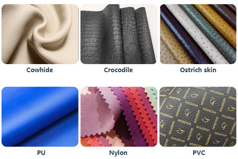 Private Label Leather Bags Manufacturer for Your Brand 8 Leather material and color swatches for bag customization