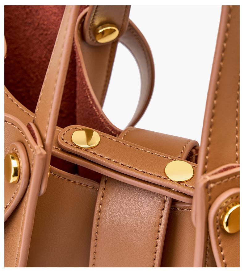 Private Label Leather Bags Manufacturer for Your Brand 7 Custom hardware detail on leather handbag strap