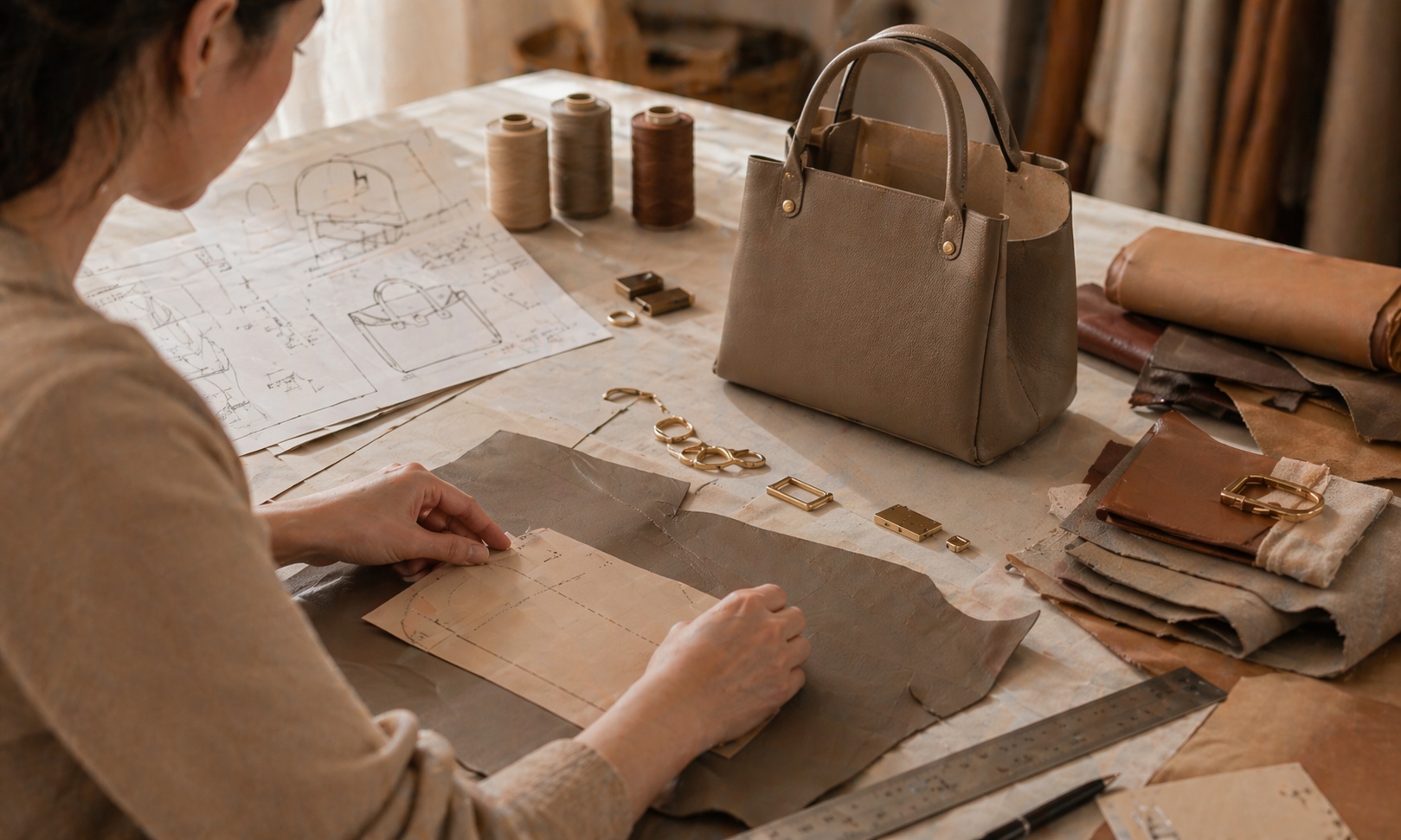 Private Label Leather Bags Manufacturer for Your Brand 5 Leather bag design discussion for private label production