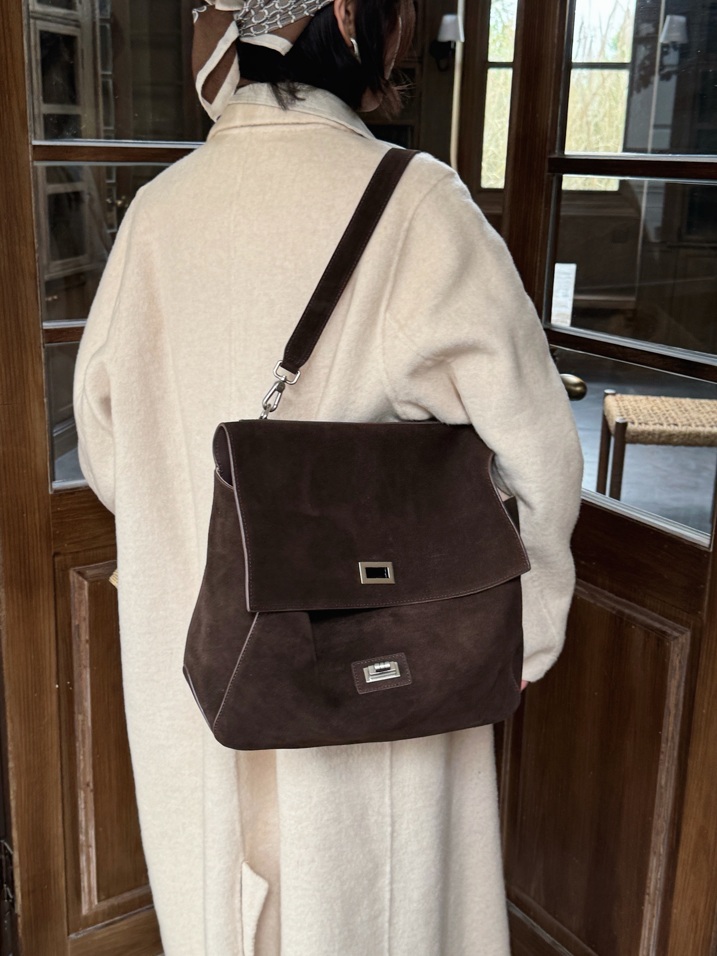 Casual Genuine Leather Tote Crossbody Bag OEM Factory image 4 custom leather tote crossbody bag OEM ODM product image 4