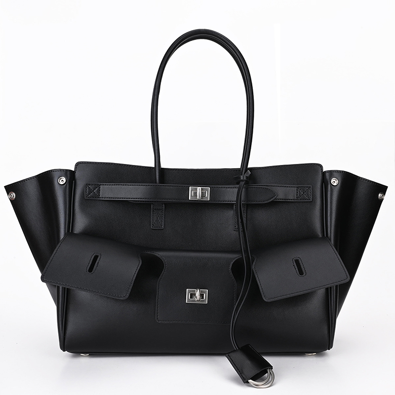cowhide multi-pocket tote bag manufacturer - Factory Direct Cowhide Multi-Pocket Tote Bag Manufacturer image 1
