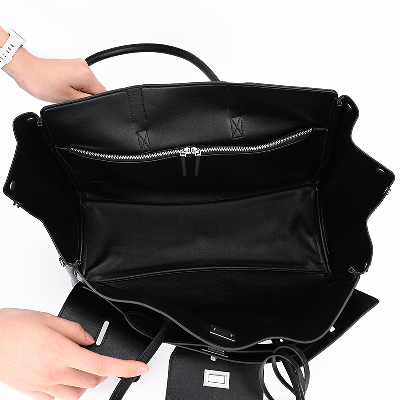Factory Direct Cowhide Multi-Pocket Tote Bag Manufacturer image 6 cowhide multi-pocket tote bag manufacturer - Factory Direct Cowhide Multi-Pocket Tote Bag Manufacturer image 6