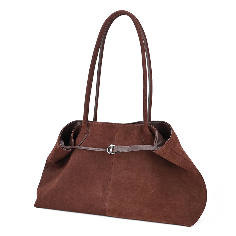 Custom High End Genuine Leather Large Capacity Tote Bag image 2 custom genuine leather tote bag - Custom High End Genuine Leather Large Capacity Tote Bag image 2