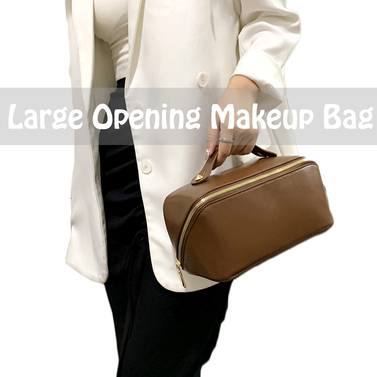 custom-leather-makeup-bag-10ag manufacturer OEM ODM product image custom leather cosmetic bag manufacturer OEM ODM product image 10
