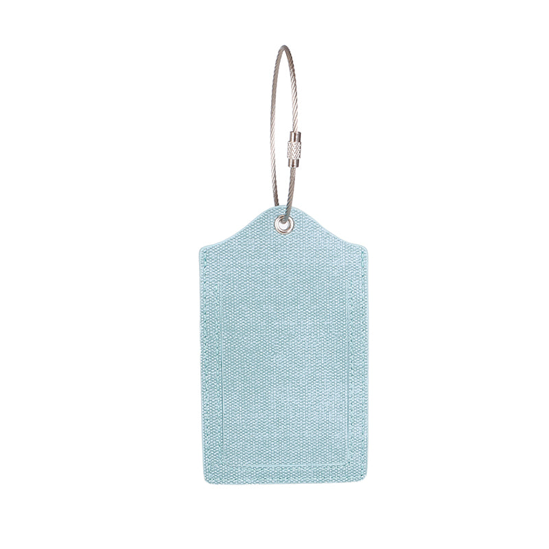 Denim PU Luggage Tag Manufacturer for Private Label image 4 denim PU luggage tag manufacturer OEM ODM product image 4