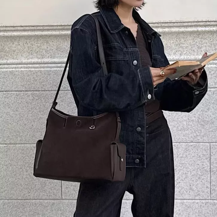 Private Label Leather Bags Manufacturer for Your Brand 2 Private label suede leather tote bag project