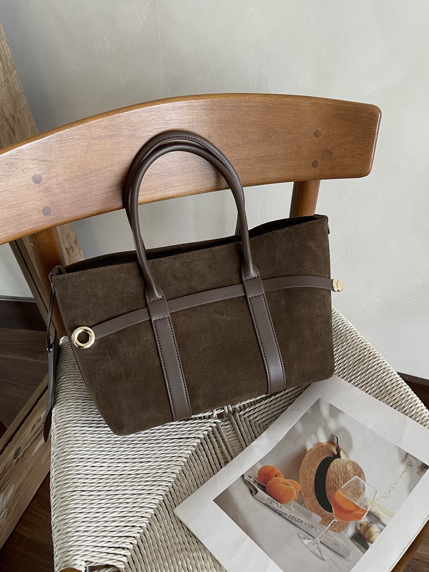 Luxury Suede Casual Shopping Tote Bag Manufacturer image 1 suede shopping tote bag manufacturer OEM ODM product image 1