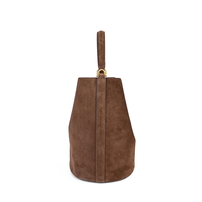 Suede Bucket Crossbody Mini Handbag OEM Supplier image 6 suede bucket crossbody bag supplier OEM ODM product image 6