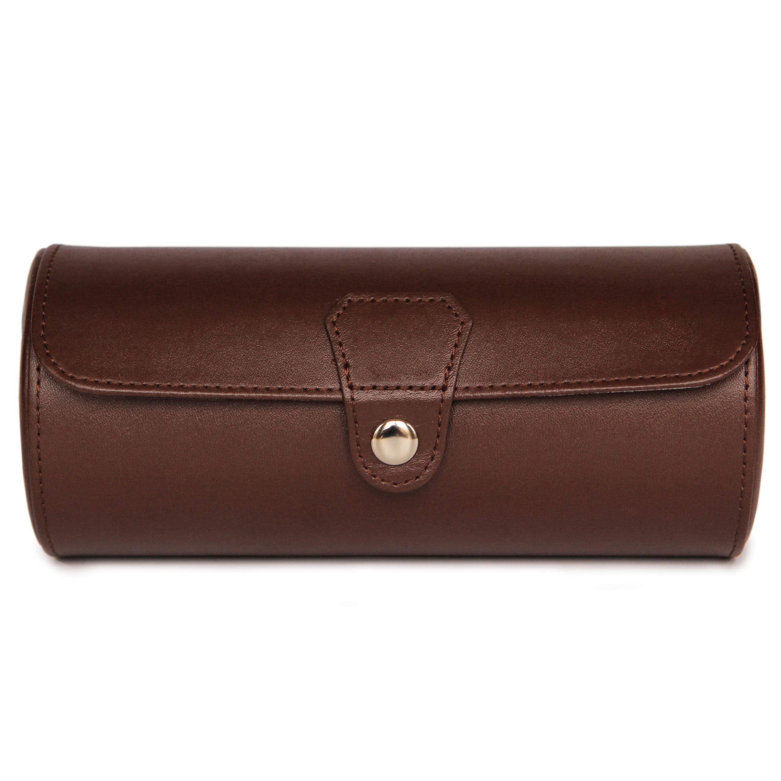 Vegan Leather Watch Roll Organizer Wholesale image 1 vegan leather watch roll wholesale OEM ODM product image 1