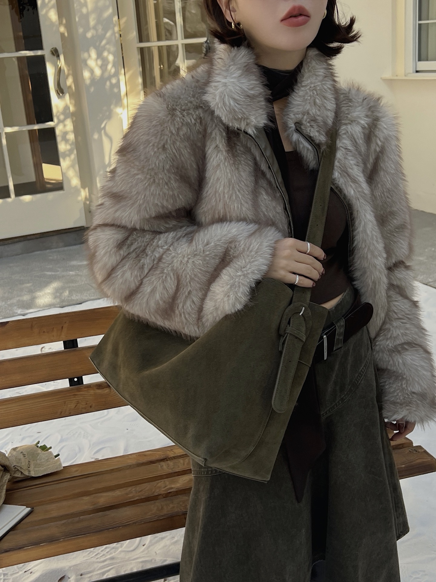 Vintage Big Tote Crossbody Bag for Women Manufacturer image 2 large leather crossbody tote bag manufacturer OEM ODM product image 2