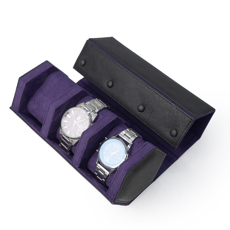 Watch organizer case with soft interior product image
