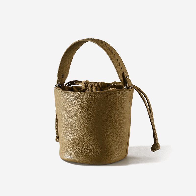 Genuine Leather Bucket Bags