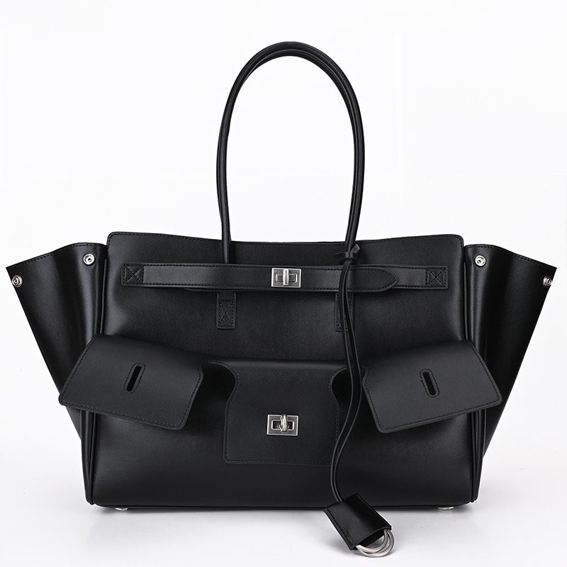 cowhide tote bag manufacturer OEM ODM product image 1