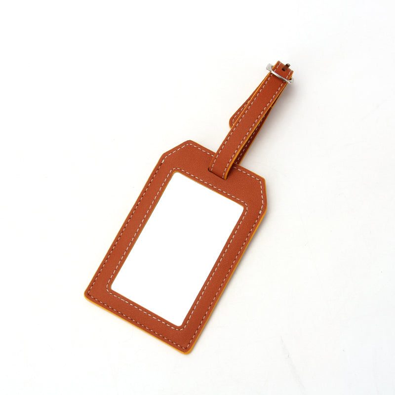 custom leather luggage tag manufacturer OEM ODM product image 1