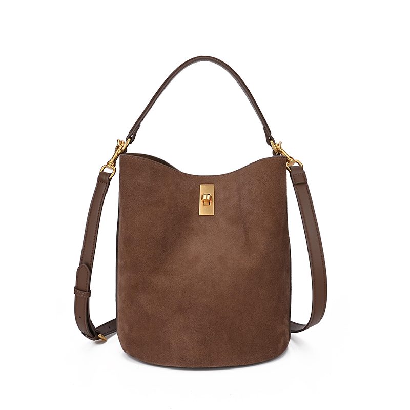 suede bucket crossbody bag supplier OEM ODM product image 1
