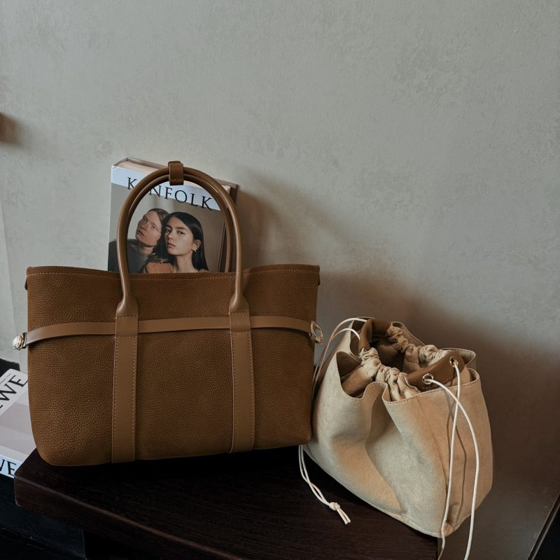 suede tote bag wholesale supplier OEM ODM product image 1