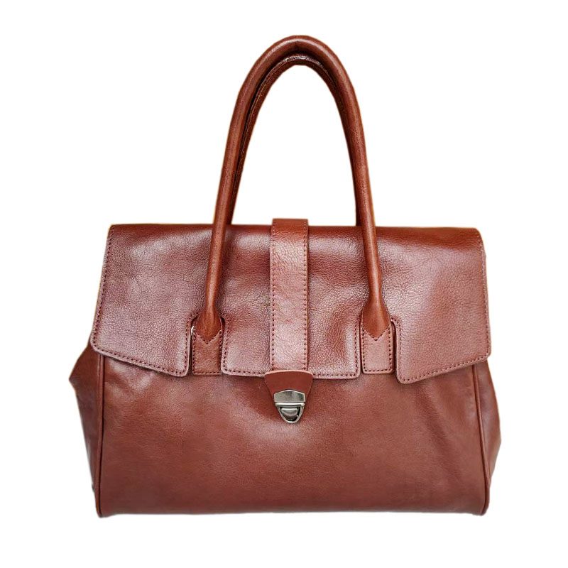 large capacity leather tote bag wholesale OEM ODM product image 1